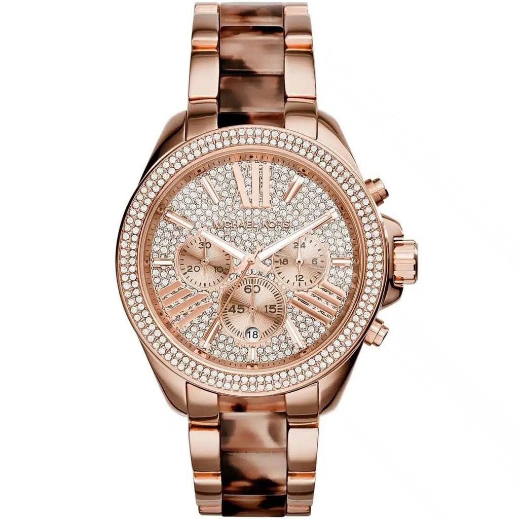 Michael Kors MK6159 Wren Серебристый Тон Циферблат с Паве Кварцевые Женские Часы