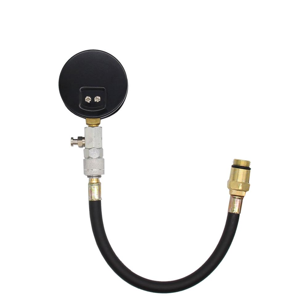 Комплект детектора утечки сжатия Тестер утечки цилиндров двигателя Детектор утечки цилиндров Манометр