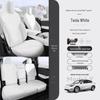 Tesla Model Y Seat Cushion Protector - Napa Leather, Breathable, Ventilated