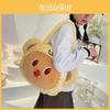 Plush Bear Butter Shoulder Bag Cartoon Peripheral Large Capacity Crossbody Bag