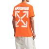 Off-White X Teenage Engineering SS22 Футболка с логотипом и круглым вырезом с короткими рукавами Мужские топы Оранжевый OMAA027T22JER0012001