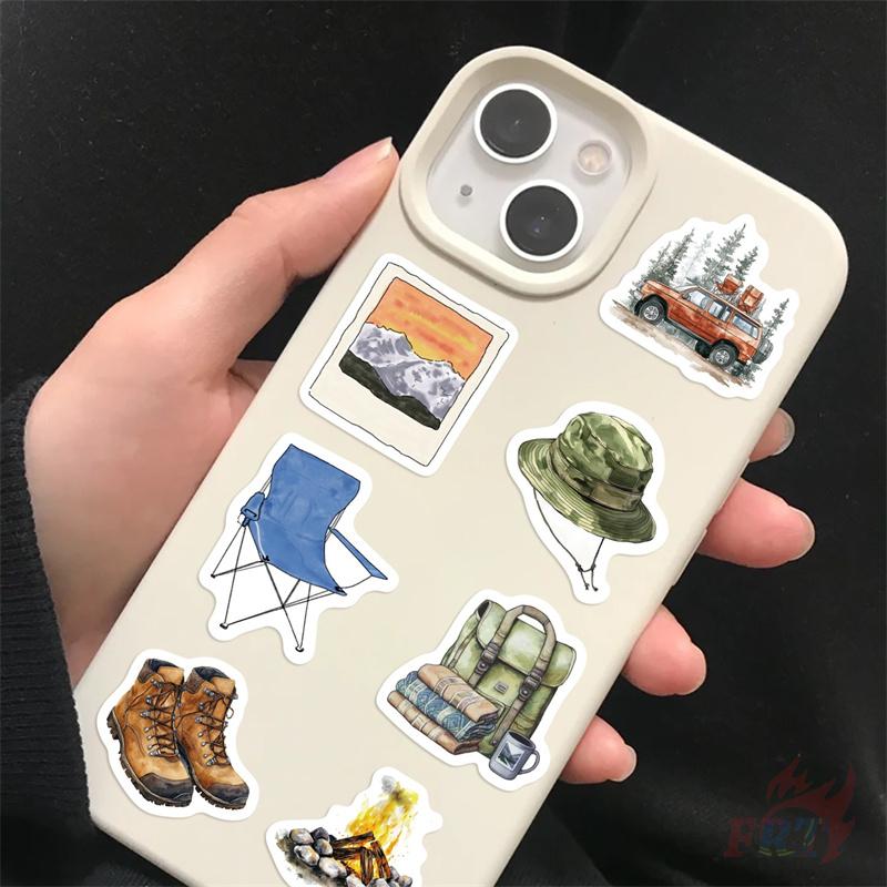 500Pcs/Roll Outdoor Camping Kids Rewards Stickers - DIY Scrapbooks Album Decor Sealing Label Decals