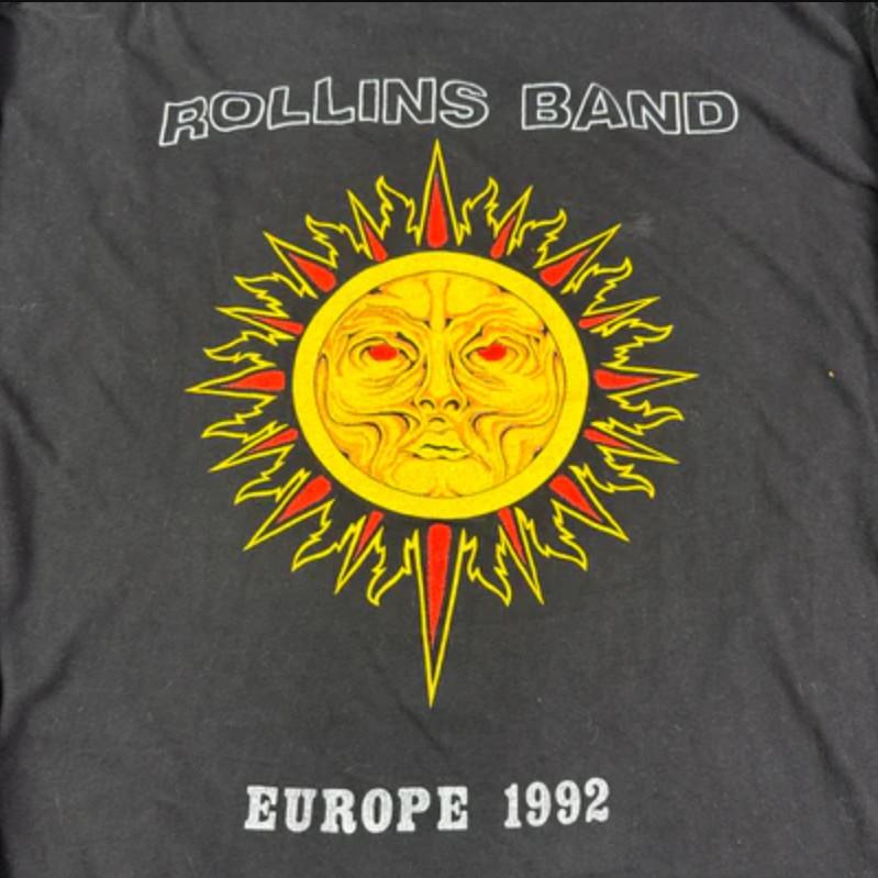 Винтажная футболка Rollins Band The End of Silence, черная, все размеры, унисекс