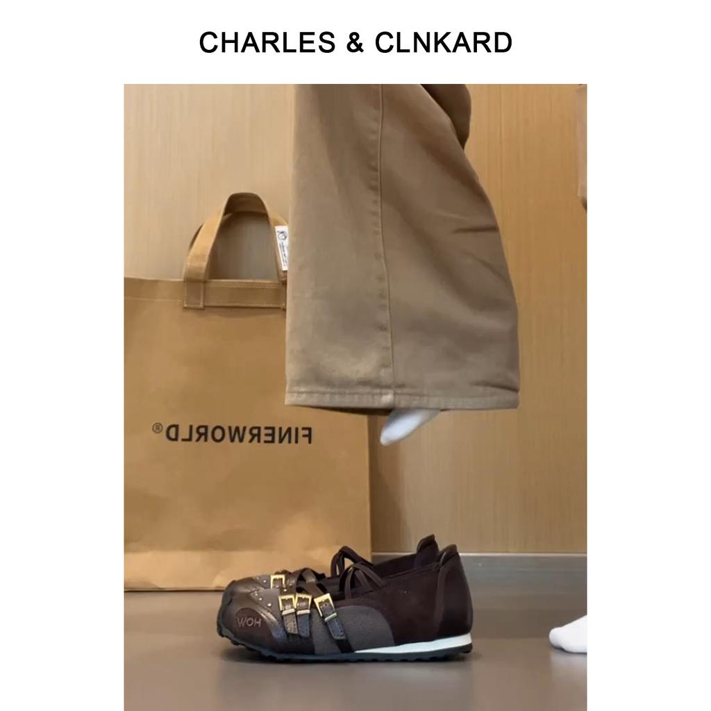 Cowhide Edition~ Retro Ballet Single Shoes Women's 2025 Summer New Versatile Casual Belt Buckle Mary Jane