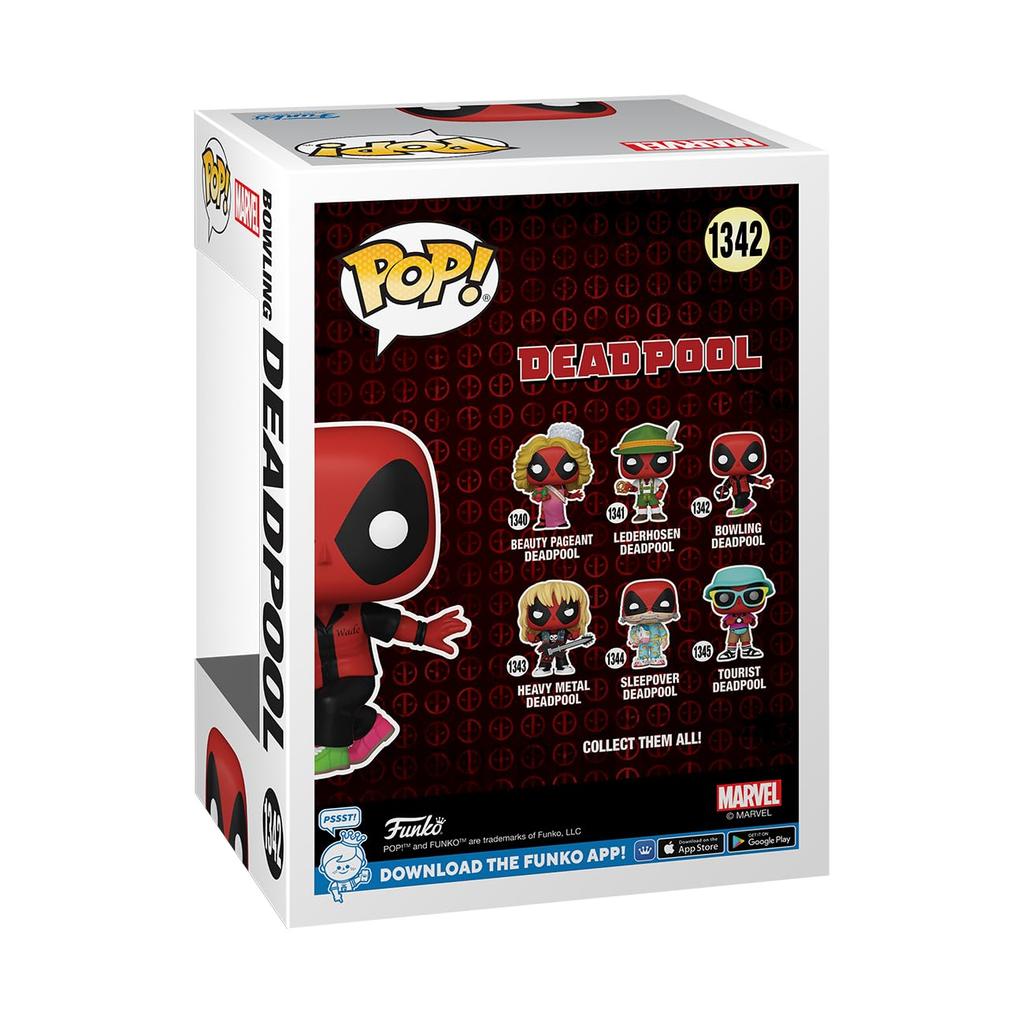Marvel Дэдпул Фигурка для боулинга Funko Marvel Дэдпул Funko POP!