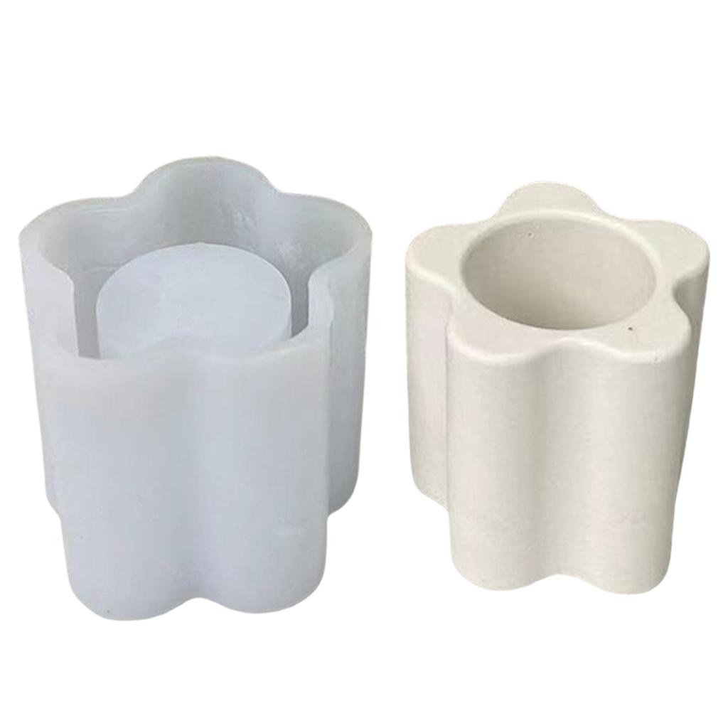 Creative Succulent Pen Holder Silicone Mould Individualized Flower Vase Silicone Moulds for Unique Home Tabletop Decors
