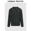UR Men's 2025 Spring Color Block Round Neck Knit Sweater