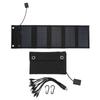25W Solar Panel Folding Pack IP65 Waterproof Anti Oxidation with USB Cable for Surveillance Cameras 