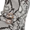 Q/Women's High Heel Boots Sexy Snake Skin Pattern Thick Heel Women's Boots Autumn and Winter New Large Size Boots