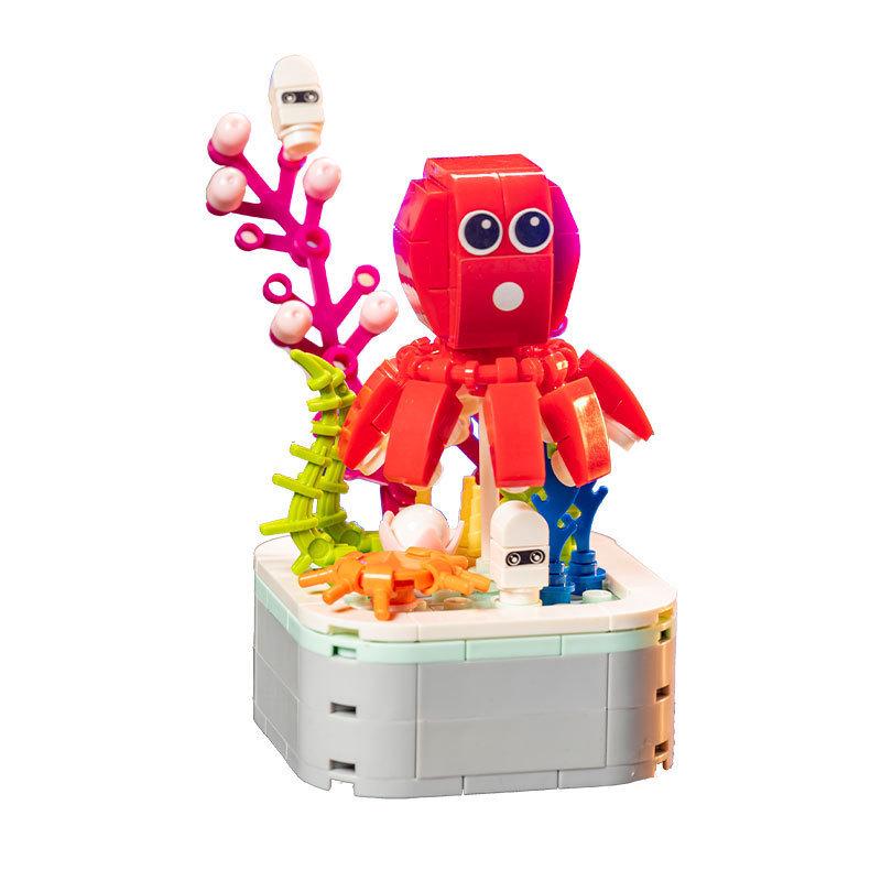 Океанские насекомые и животные Бонсай Строительные блоки - Обучающие игрушки и подарки для детей