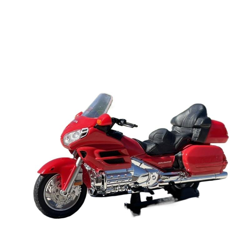 1/24 HONDA Gold Wing 2004 Сплав Круизный Мотоцикл Модель Литые Металлические Игрушечные Транспортные Средства Туринговый Уличный Мотоцикл Модель Детские Подарки
