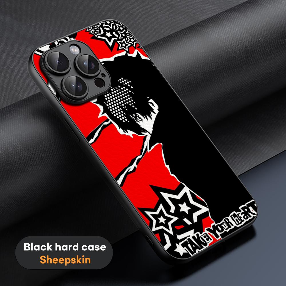 Personal hot game 5 poster pattern Phone Case For iPhone 16 15 14 13 12 11 Plus Pro Max Limited Black hard case Sheepskin