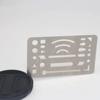 3 Pcs Stainless Steel Erasing Shield Craft Stencils Eraser Templates Durable Drawing Drafting  Tools