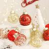 Yousheng 25 Pcs 2.36 Inch Christmas Ball Ornaments Glitter Sequin Plastic Ball Christmas Tree Hanging Decorations for Indoor Outdoor Holiday Decor