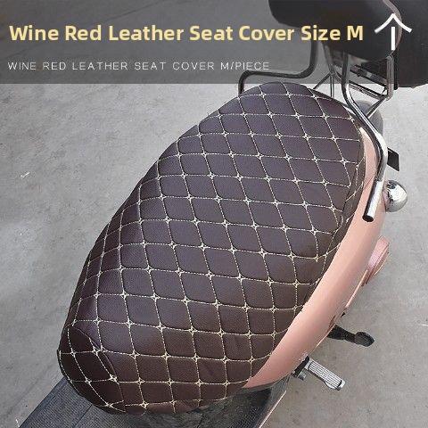 Electric Scooter Battery Car Motorcycle Seat Cushion Cover Anti-scratch Waterproof Thickened Seat Cover3dLeather Seat Cushion