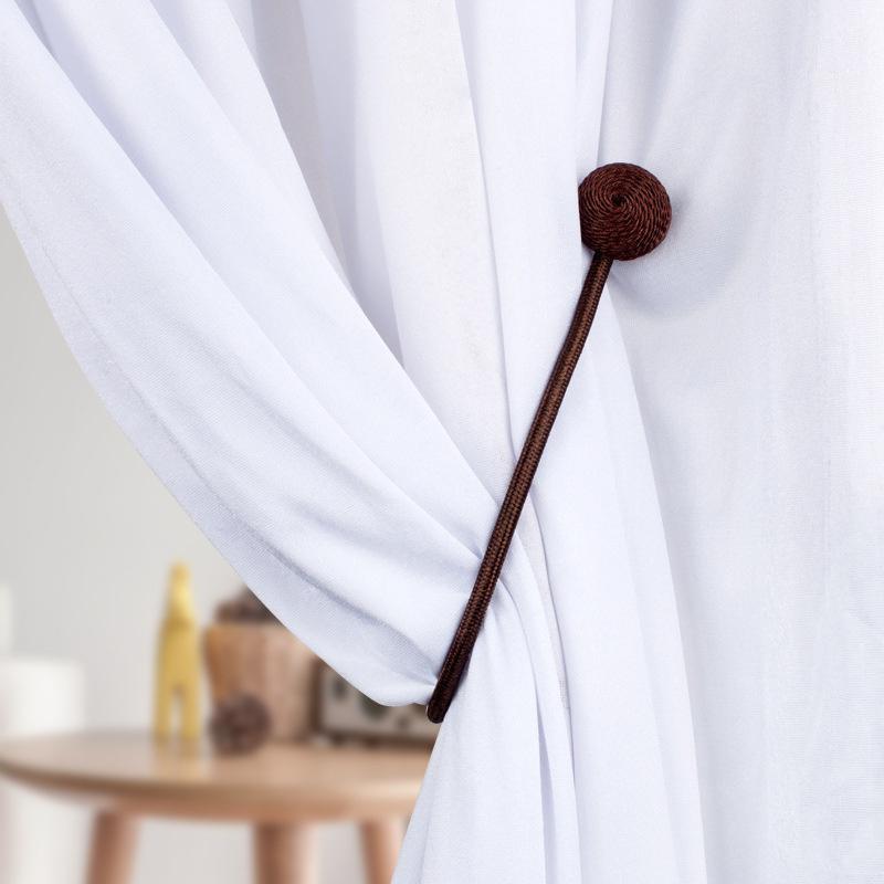 Магнитные карнизы для штор с шариками Аксессуары Задние держатели Зажимы для пряжек Крючок-держатель Домашний декор Подхваты для штор Аксессуары для завязывания шнуров