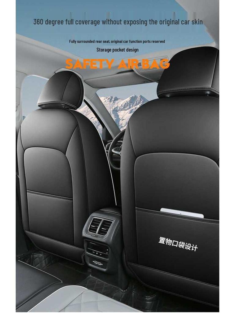 All-Season Seat Covers for 2020-2026 Volkswagen Tayron - Universal Fit