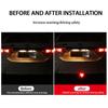 Car Led Brake Stop Strobe Long Service Life Easy Installation 2w 10x10x4.5cm Automobile Safety Flash Light Dual Mode Optional