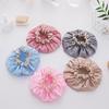 Double-layer Waterproof Bath Cap Thickened Women's Oil-proof Shampoo Cap Bath Cap and Shower Cap