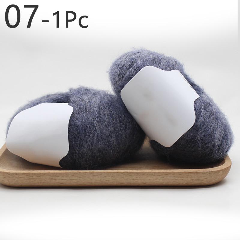 1 шт., 30 г, нить для вязания крючком из мохера для свитера, шарфа, пряжа для вязания, мягкая многоцветная пряжа для рукоделия «сделай сам»