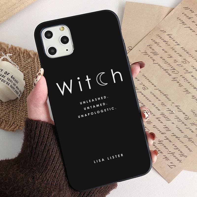 MaiYaCa Ведьма и кошка красочный милый чехол для телефона для iPhone 13 11 12 pro XS MAX 8 7 6 6S Plus X 5S SE 2020 XR чехол