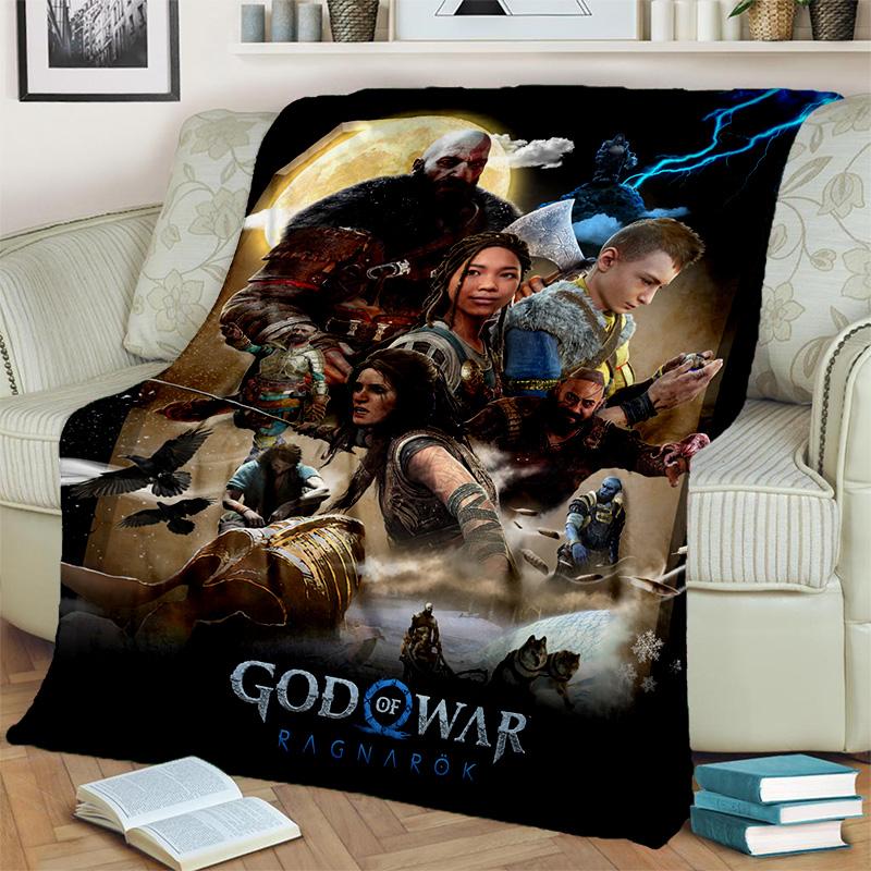 3D God of War Games Gamer Kratos HD одеяло, мягкое одеяло для дома, спальни, кровати, дивана, пикника, путешествия, офиса, одеяло, детское одеяло
