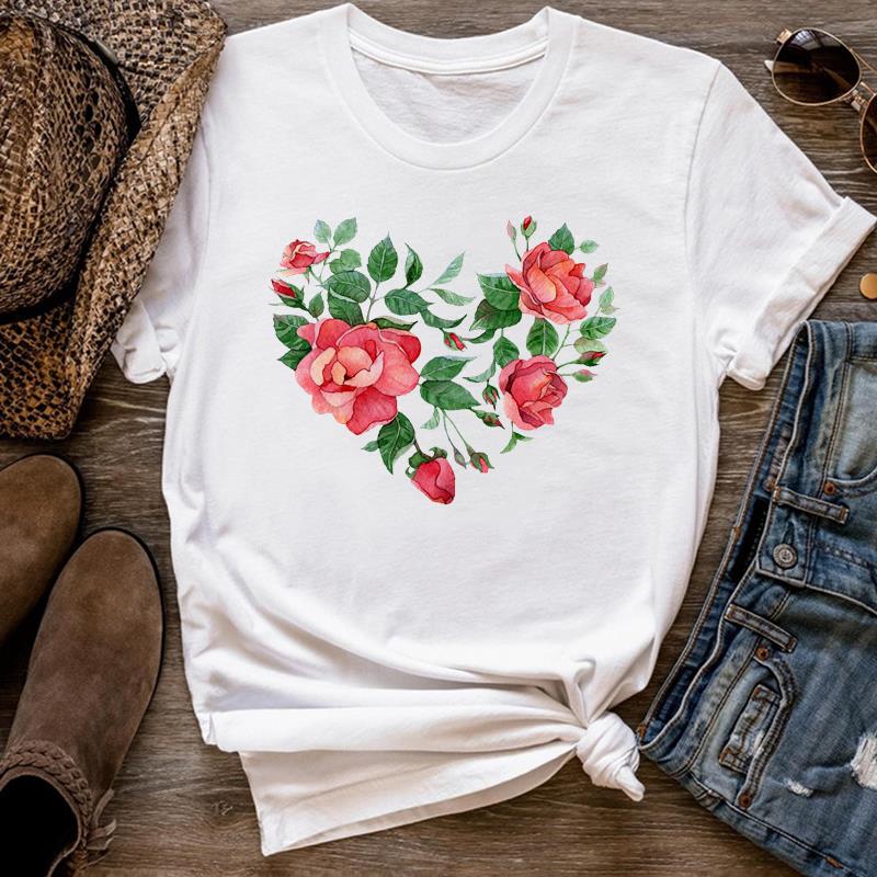 (Asian Size) Women Print Funny Face Fruit Avocado Tee Top Fashion T Shirt Woman Female T Clothing Short Sleeve Graphic T-shirts