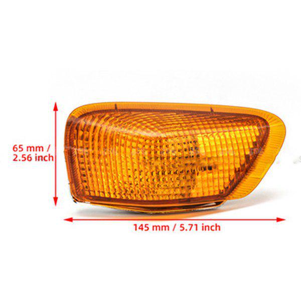 Накладки на передние поворотники для мотоцикла Kawasaki ZZR400 90-92