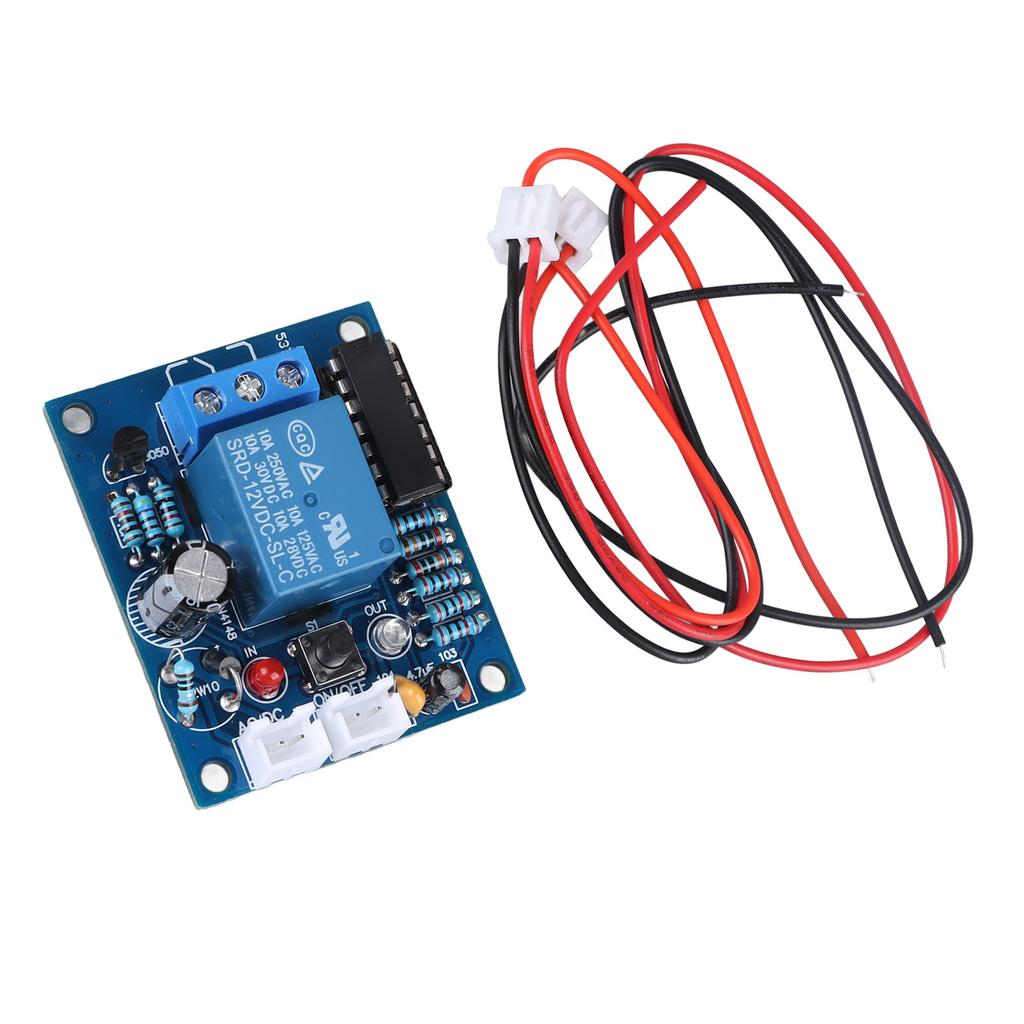 XH‑M127 1 Button Switch Control Board High Performance Reset Self Locking Button Power Supply Switch Module