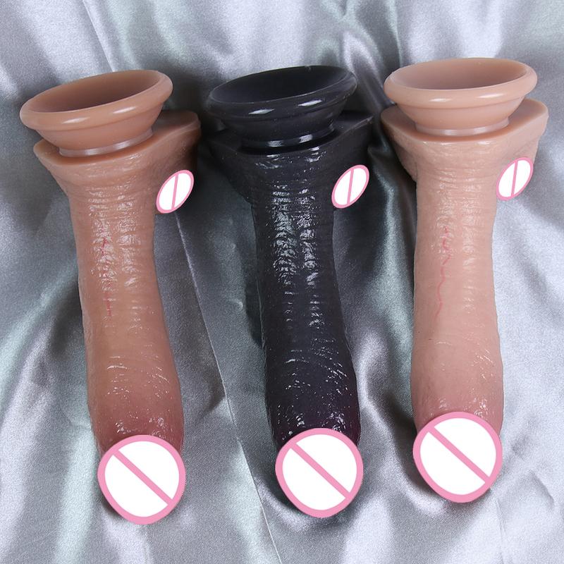 Double Layer Silicone Dildo Soft Realistic Penis Small Adults Butt Plug Suction Cup Anal Sex Toys For Woman Masturbator 18+ Shop