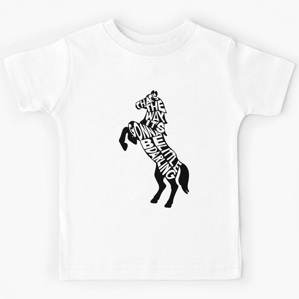 We'll go riding on the horses Kids T-Shirt