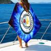Пляжное полотенце с принтом City Football Club, супермягкое из микрофибры, идеальный подарок на день рождения, для бассейна, пляжа, путешествий, для семьи и друзей