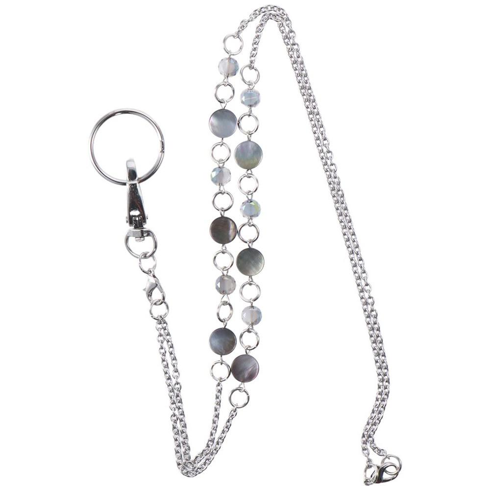 1 шт. Шнурки для ключей Ожерелье-шнурок из нержавеющей стали Держатель для бейджа ID-карты Модные шнурки Женские