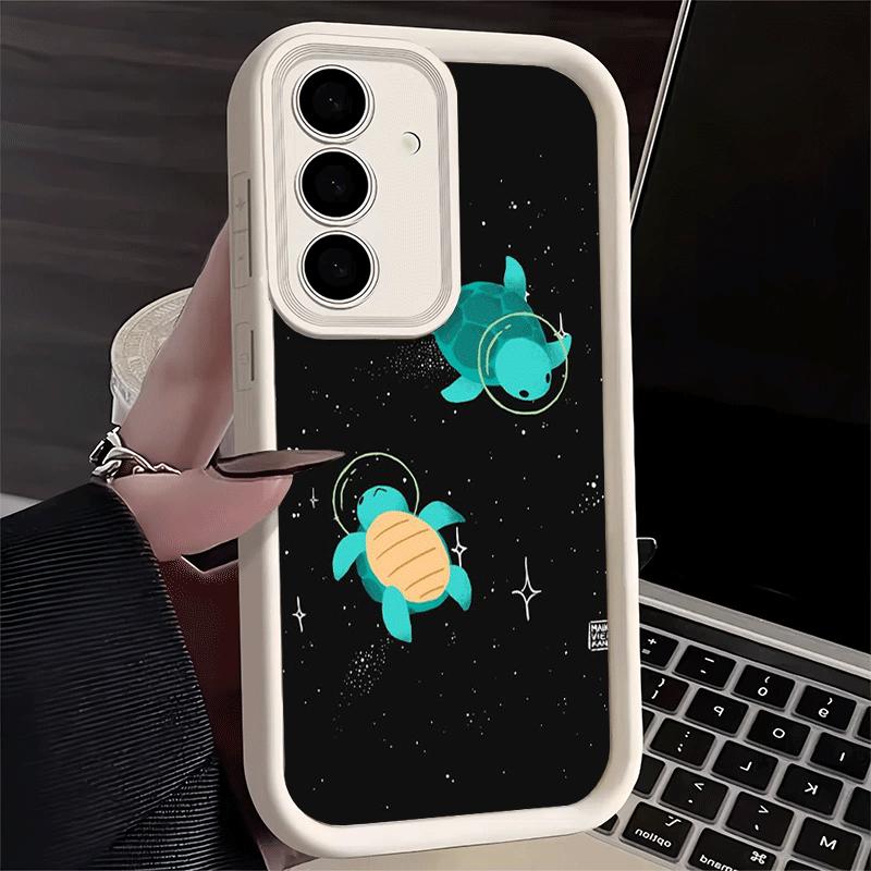 Phone Case for Samsung Galaxy S26 S25 Ultra S24 FE Cartoon Ocean Sea Turtle Shell S23 Plus S22 + S21 S20 5G Soft Silicone Funda