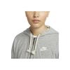 Nike Drawstring Letter Logo Print Solid Full Zip Casual Jacket Women Jacket Dark-Gray DM6387-063