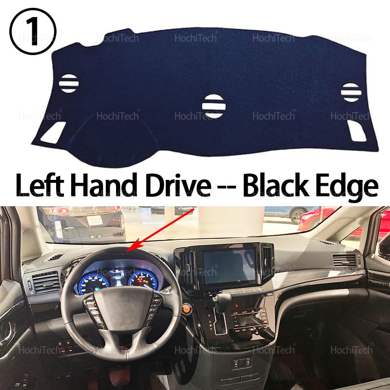 Dashboard Cover Board Anti-Slip Mat Protect Pad Car Accessories Sunshade Carpet Rug for Nissan Elgrand E52 2012-present