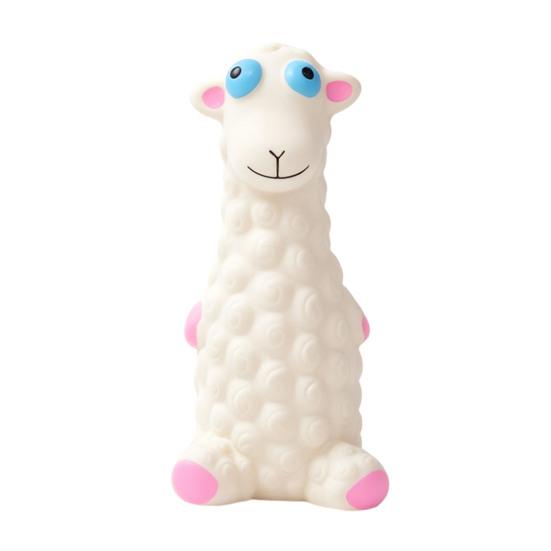 Indestructible Chew Toys for Dogs Latex Animal Dog Toy, Squeaky Cute Cartoon Massage Gums Cattle Sheep, Teeth Cleaning Toy Aggressive Chewers