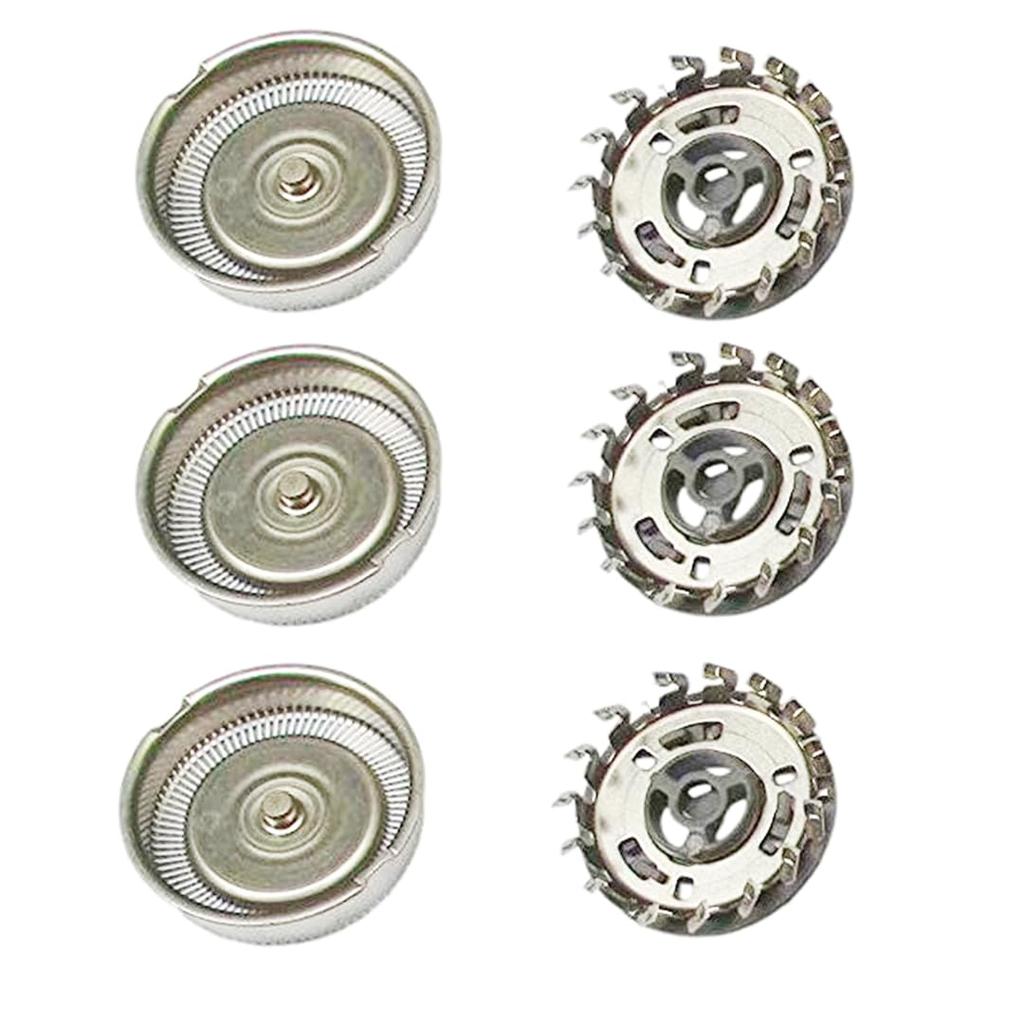 Bobblei Universal HQ4 3 шт. Запасные головки для бритвы с более острыми лезвиями для электробритвы Philips Norelco HQ56 HQ55 HQ4+ HQ3 Reflex Plus HQ6843