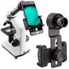 ANQILAFU Microscope Smartphone Adapter WF16x with Integrated Wide Field of View Eyepiece  Integrated Molded Head, Aluminum Alloy Frame, Spring-Loaded