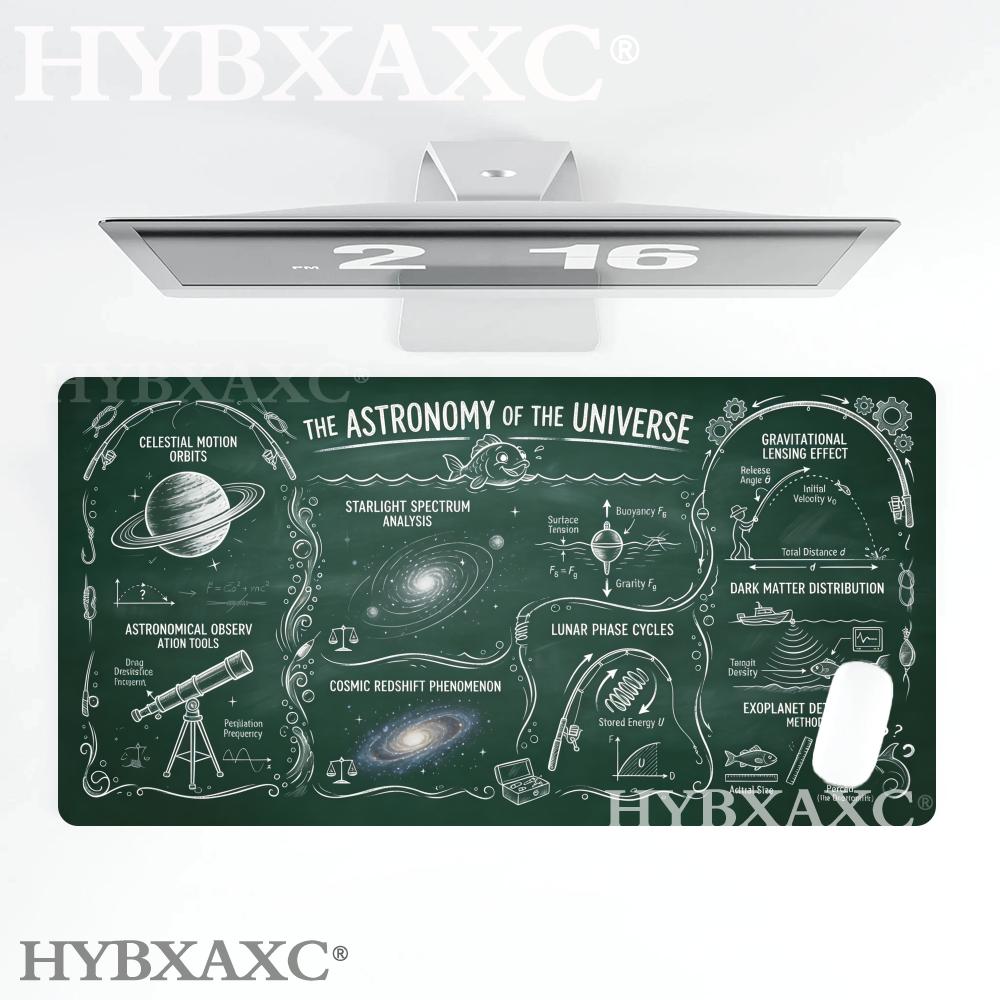 HYBXAXC Физика Рыбалки Настольный Коврик Коврик для Мыши Подарок Учителю Физики или Рыбаку Физика для Компьютерной Клавиатуры Домашний Офис