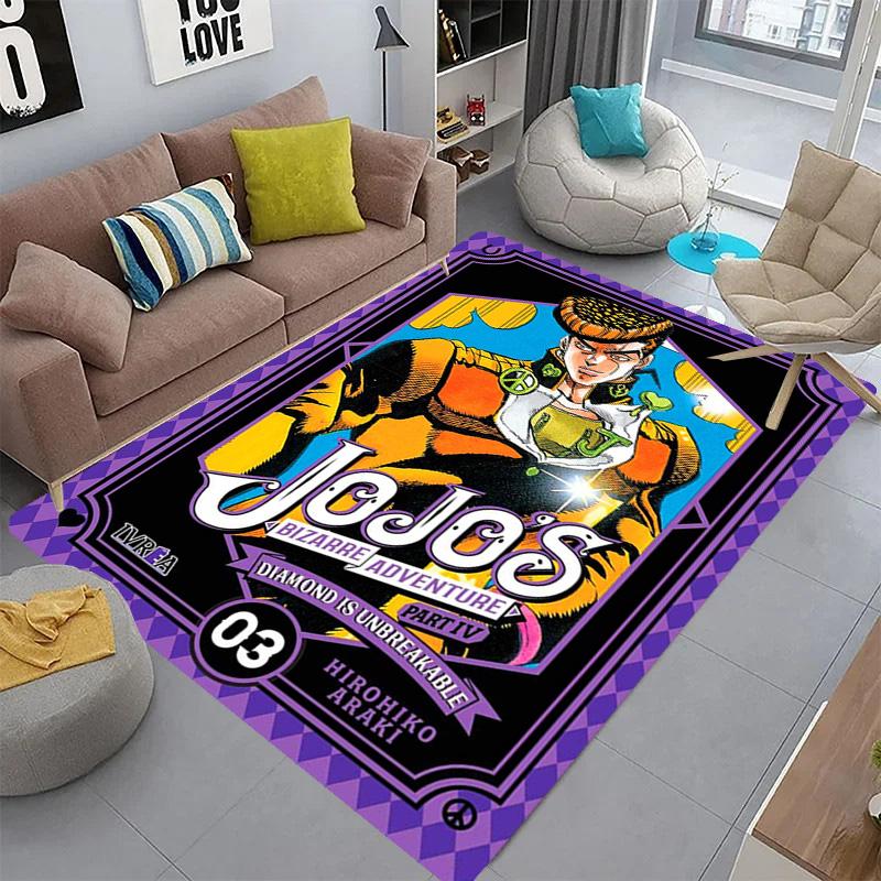 JoJo's Bizarre Adventure: Stardust Crusaders carpet Suitable for all seasons Home Decor Fashion Room Office chair cushion