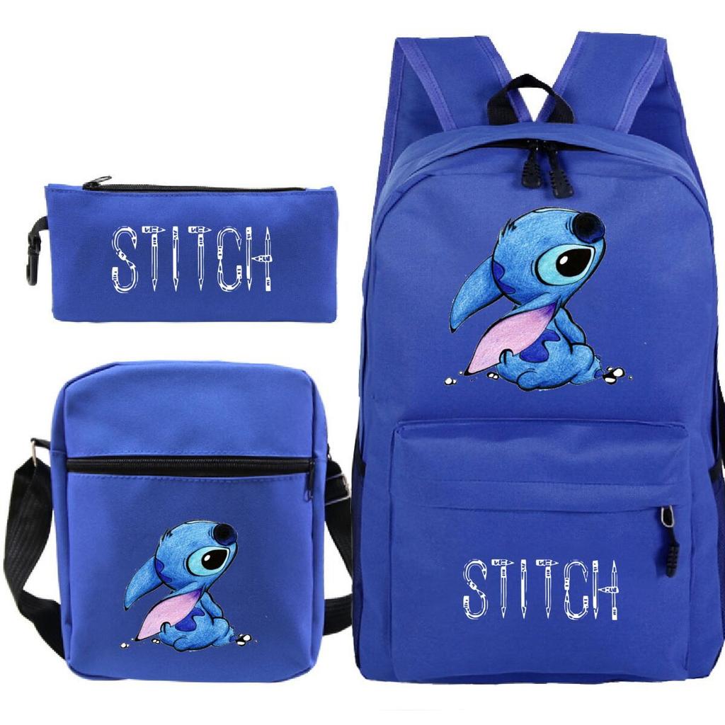 Children'S Backpack Cartoon Printed Primary And Secondary School Schoolbag Shoulder Bag Pencil Bag Set