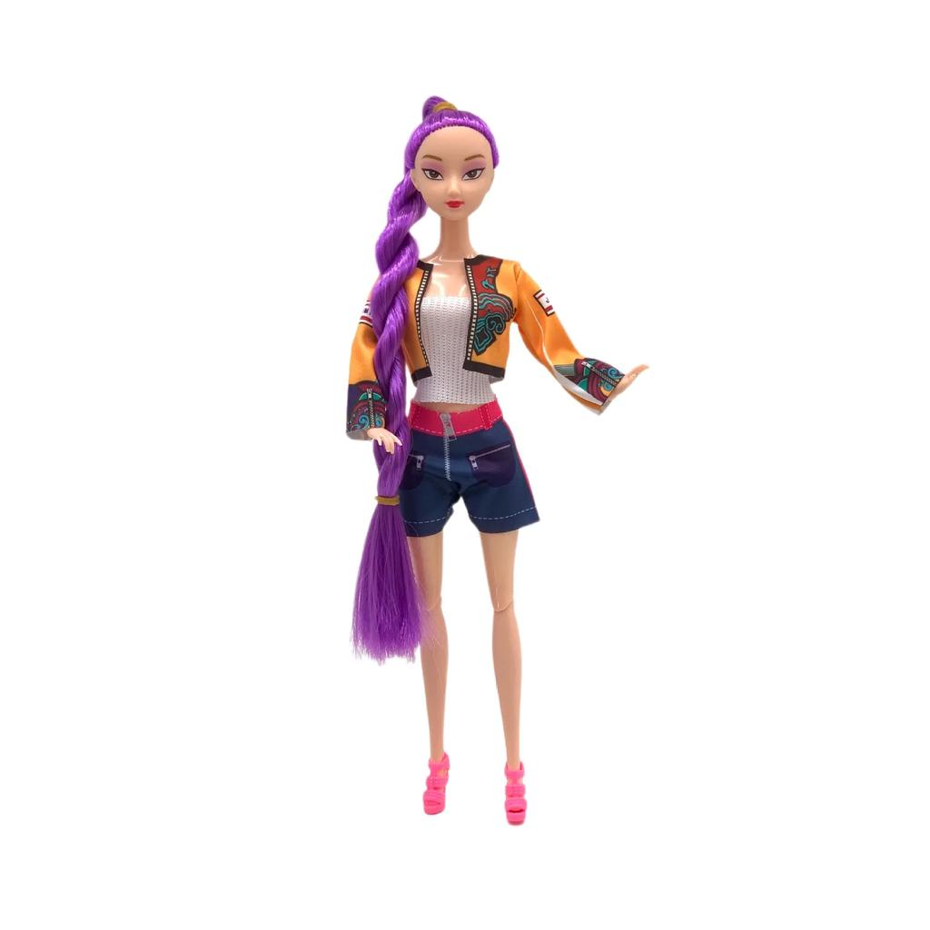 @@@ НОВЫЙ Игровой Фигурка K-pop Охотники на Демонов Руми Мира Зои Мира Тематическая Песня Цветных Огней Подарки на День Рождения для Девочек