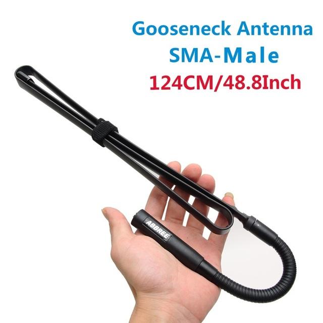 ABBREE AR-152 AR-148 Tactical Antenna SMA-Female Coaxial Extend Cable for Baofeng UV-5R UV-82 UV-9R PLUS Walkie Talkie