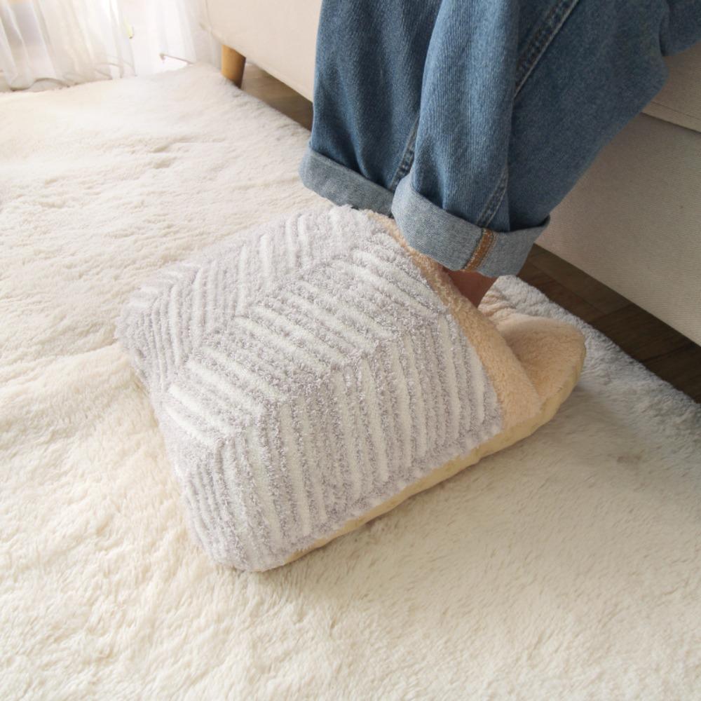 Soft Plush Foot Warming Mat Insulation Thermal Foot Mat Creative Heating Foot Pad Sleeping Comfort