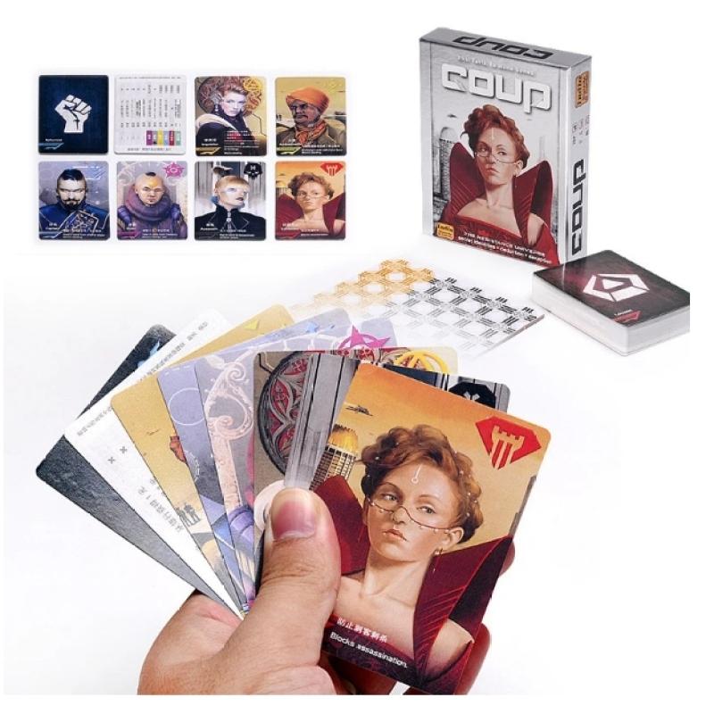 Английская версия COUP переворот восстание головоломка настольная игра настольная игра карточные игрушки досуг шахматы карточная игра