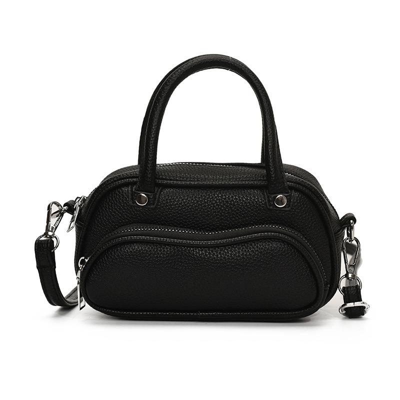 Mini Shoulder Small Bag Women's 2025 Summer New Women's Bag Popular Fashion Messenger Bag Textured Portable Small Square Bag