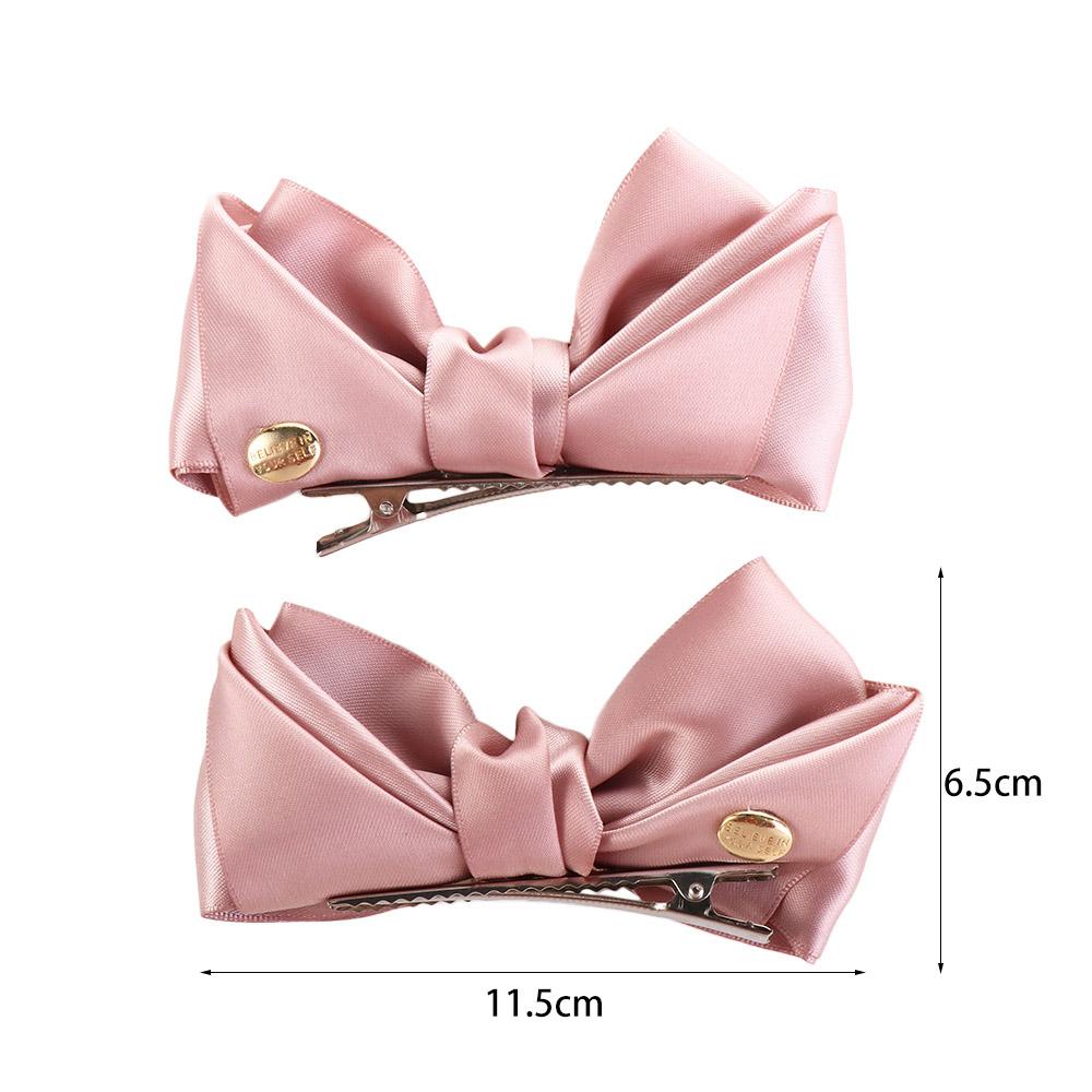 Girl Bangs Clip Side Clip Hair Accessories Bowknot Hair Clip Female Barrettes Korean Style Hairpin