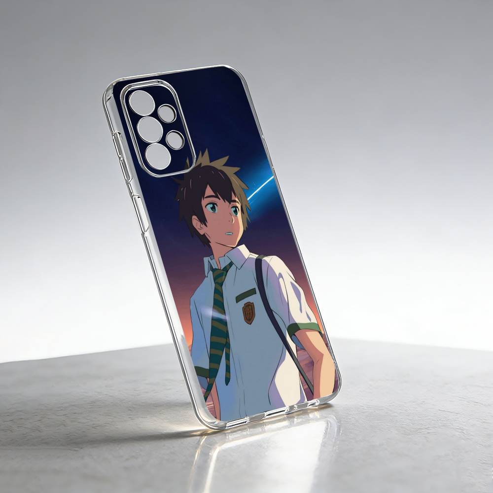 Anime Your-r N-Name-e Phone Case Transparent Silicone Soft For Samsung S25,S24,S21,S22,S23,S30,Ultra,S20,Plus,Fe