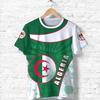 Men Algeria Flag 3D Print T‑shirt Summer Loose Casual Sports Short Sleeve Tee